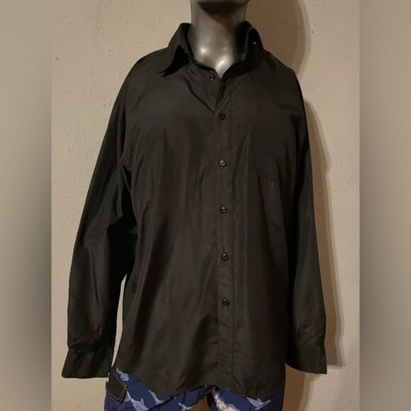 Medium-15-15.5/33-34”-Vittorino Signature collared long sleeve button down shirt - Picture 1 of 15